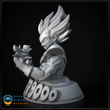 Load image into Gallery viewer, DBZ Over 9000 bust