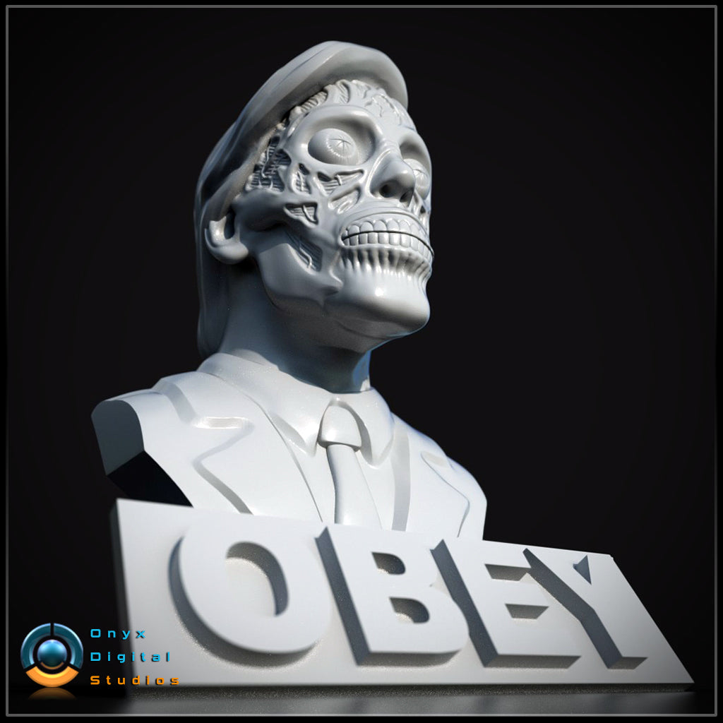 They Live Pose 01 OBEY Bust – Onyx Digital Studios
